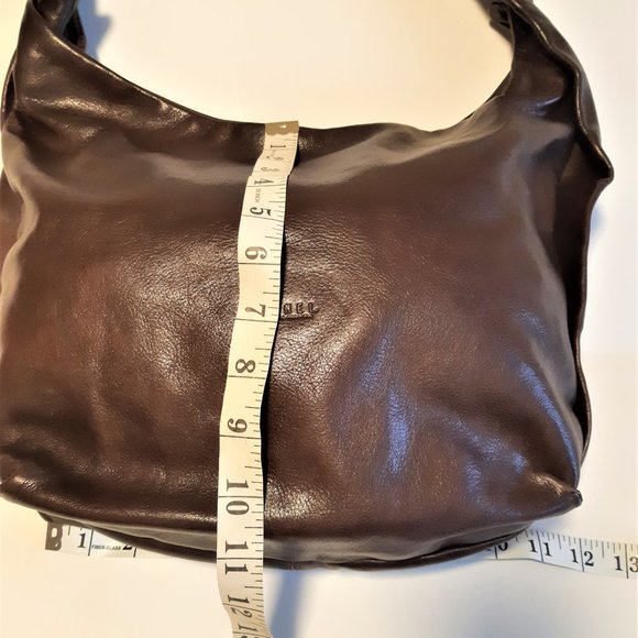 Joanel Chocolate Brown Leather Bag + Scarf 🎁 - Picture 11 of 15